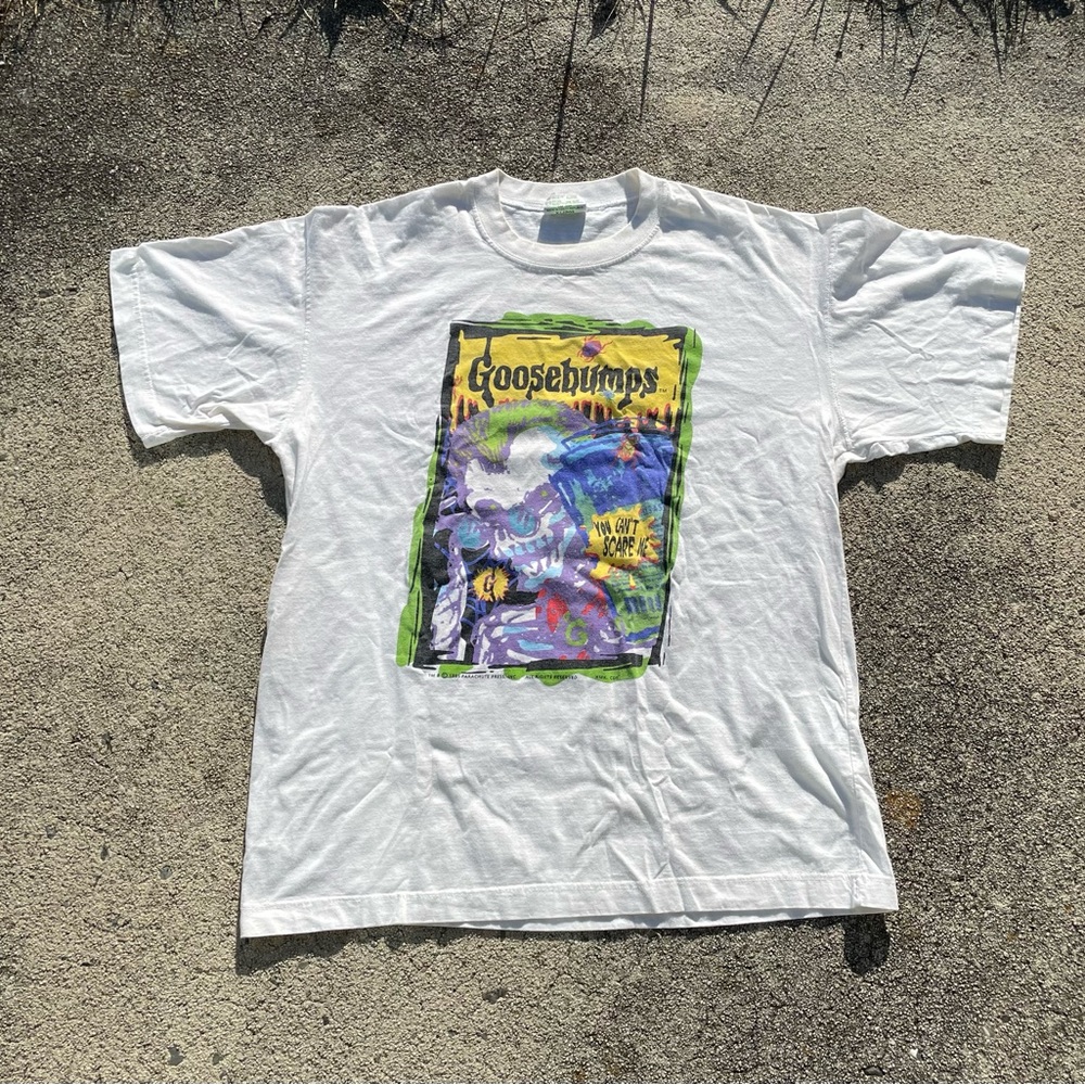Vintage 1995 Rare Goosebumps You Can’t Scare Me Shirt